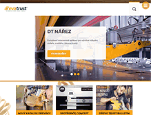 Tablet Screenshot of drevotrust.cz